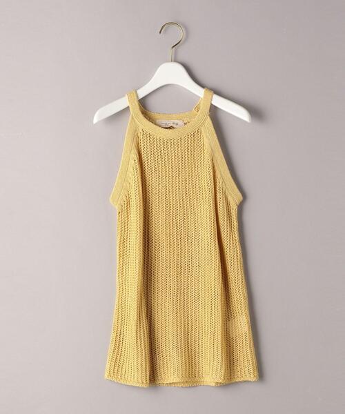 BEAUTY&YOUTH UNITED ARROWS(ビューティーアンドユースユナイテッドアローズ)の「<Missing you already>メッシュノースリーブニット ◆(ニット/セーター・レディース・ベージュ/マスタード・S/M)」の16枚目の写真