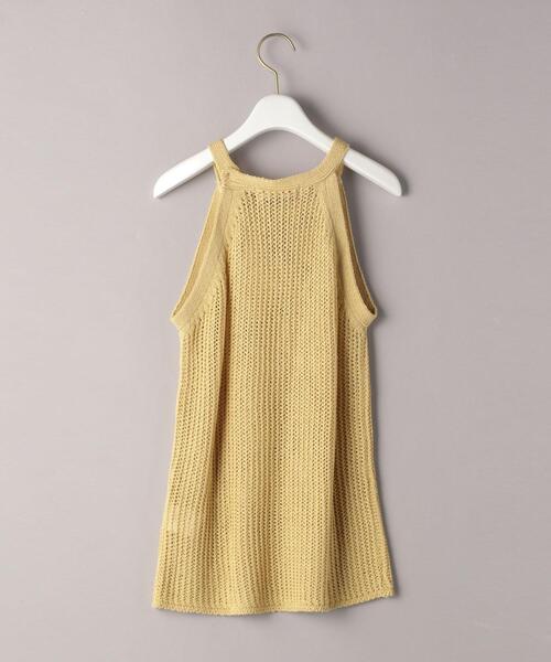 BEAUTY&YOUTH UNITED ARROWS(ビューティーアンドユースユナイテッドアローズ)の「<Missing you already>メッシュノースリーブニット ◆(ニット/セーター・レディース・ベージュ/マスタード・S/M)」の7枚目の写真