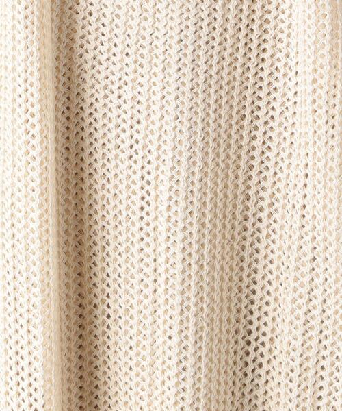 BEAUTY&YOUTH UNITED ARROWS(ビューティーアンドユースユナイテッドアローズ)の「<Missing you already>メッシュノースリーブニット ◆(ニット/セーター・レディース・ベージュ/マスタード・S/M)」の10枚目の写真