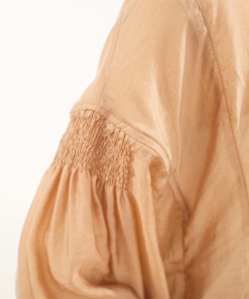 DouDou(ドゥドゥ)の「シアーブルゾン(ブルゾン・レディース・ブラック/オフホワイト/オレンジ・FREE)」の9枚目の写真