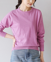 ニット」に該当するニット/セーター（ピンク/桃色系・コットン