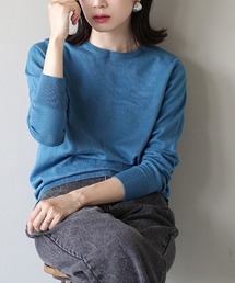 【ロングシーズン楽しめる、人気No.1綿ニット】オーディナリー コットンニット セーター［クルーネック］