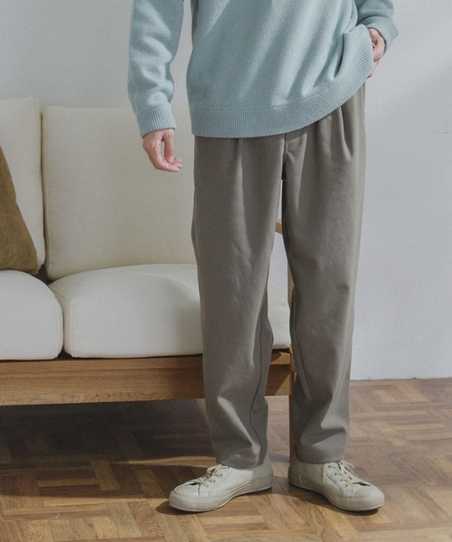 URBAN RESEARCH DOORS(アーバンリサーチドアーズ)の「FORK&SPOON キモウイージータックパンツ(その他パンツ・メンズ・ネイビー/ブラウン/グリーン系その他・4/5)」の5枚目の写真