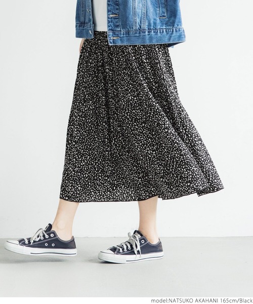 coca(coca)(コカ)の「プチアニマル柄スカート(スカート・レディース・ホワイト/ブラック・ONE SIZE)」の10枚目の写真