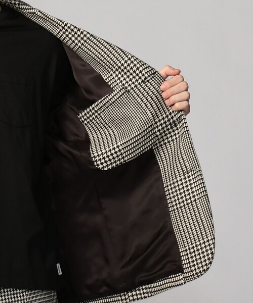 CABaN リネン チェック3Pジャケット CABaN リネン チェック3P