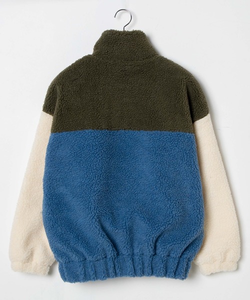 DING（ディング）の「DING/バイカラーボアブルゾン（ブルゾン・レディース・ブラウン/グリーン・FREE）」の14枚目の写真