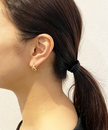 Blanche ブランシュ ボリュームデザインフープピアス Cheri(シェリ) SILVER