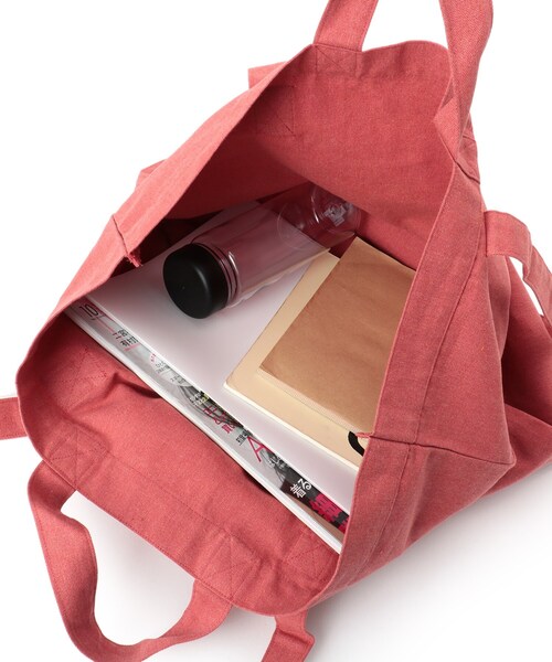 OPAQUE.CLIP（オペークドットクリップ）の「index オリジナルエコバッグ L（エコバッグ/サブバッグ・レディース・オレンジ/ホワイト系その他/ダークネイビー/オレンジ系その他2/ホワイト系/ネイビー系6・99）」の13枚目の写真