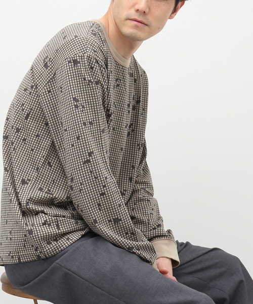 INHERIT（インヘリット）の「ナイトカモJQ ロングスリーブTシャツ（Tシャツ/カットソー・メンズ・ベージュ/カーキ・MEDIUM/LARGE）」の16枚目の写真