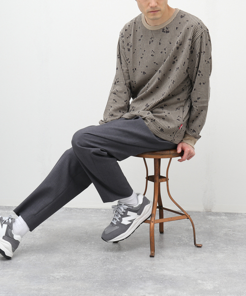 INHERIT（インヘリット）の「ナイトカモJQ ロングスリーブTシャツ（Tシャツ/カットソー・メンズ・ベージュ/カーキ・MEDIUM/LARGE）」の17枚目の写真