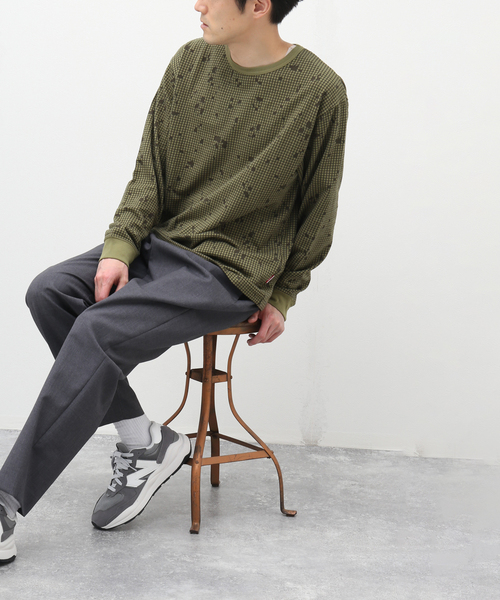 INHERIT（インヘリット）の「ナイトカモJQ ロングスリーブTシャツ（Tシャツ/カットソー・メンズ・ベージュ/カーキ・MEDIUM/LARGE）」の22枚目の写真