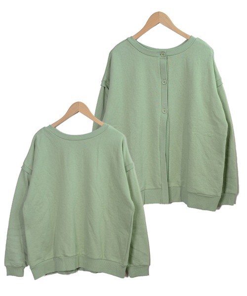 shopnikoniko(ショップニコニコ)の「前後2wayオーバーサイズカーディガン(カーディガン/ボレロ・レディース・ホワイト/ブラック/グレー/パープル/グリーン・フリー)」の5枚目の写真