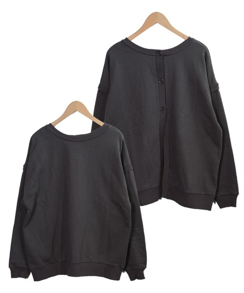 shopnikoniko(ショップニコニコ)の「前後2wayオーバーサイズカーディガン(カーディガン/ボレロ・レディース・ホワイト/ブラック/グレー/パープル/グリーン・フリー)」の17枚目の写真