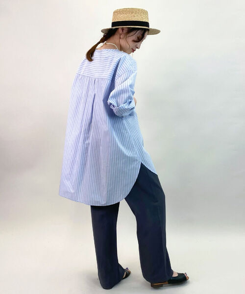 FREDY&GLOSTER(フレディアンドグロスター)の「【田中帽子店/たなかぼうしてん】Marin/f 細麦カンカン帽(ハット・レディース・ベージュ・FREE)」の10枚目の写真