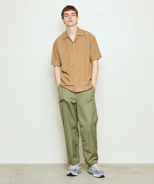 UNITED ARROWS & SONS（ユナイテッドアローズアンドサンズ）の「UNITED ARROWS & SONS（ユナイテッドアローズ＆サンズ）SONS LUX SS SHIRT（シャツ/ブラウス・メンズ・ホワイト/ベージュ/オリーブ・S/M/L/XL）」の9枚目の写真