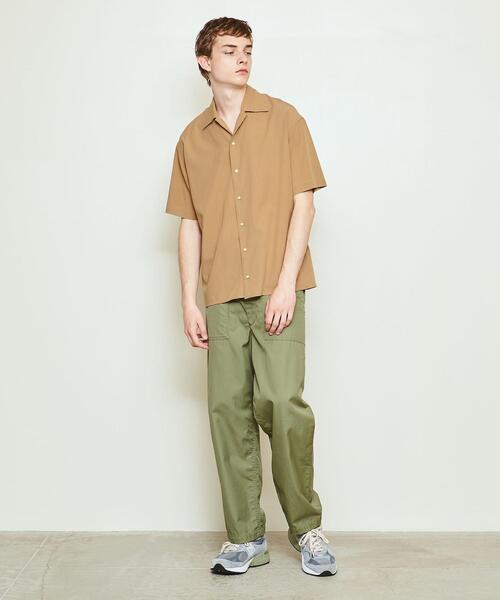 UNITED ARROWS & SONS（ユナイテッドアローズアンドサンズ）の「UNITED ARROWS & SONS（ユナイテッドアローズ＆サンズ）SONS LUX SS SHIRT（シャツ/ブラウス・メンズ・ホワイト/ベージュ/オリーブ・S/M/L/XL）」の10枚目の写真