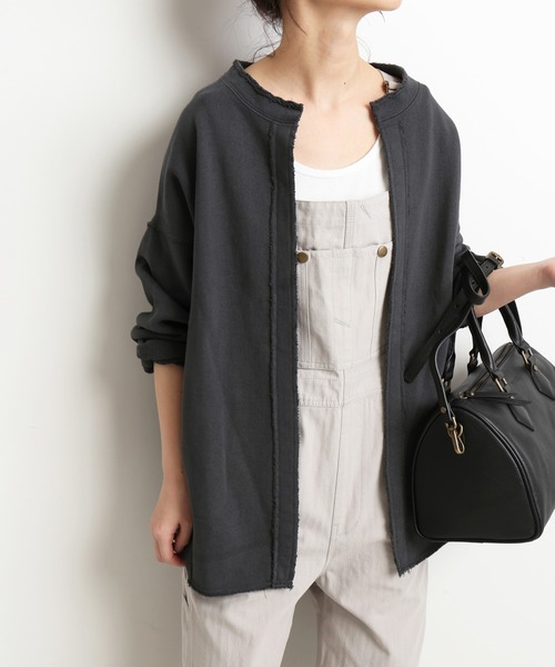 SLOBE IENA ノーカラージャケット ニット　カーディガン SLOBE IENA（スローブイエナ）｜ノーカラージャケット一覧 - WEAR