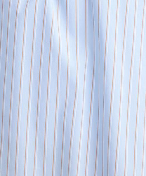 green label relaxing（グリーンレーベルリラクシング）の「CS コットン /N ブロード スタンド ギャザー ブラウス（シャツ/ブラウス・レディース・ホワイト/ダークグレー/その他1・FREE）」の6枚目の写真