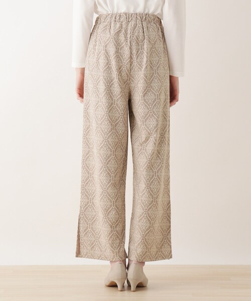 Cutie Blonde（キューティーブロンド）の「◆【S-L】ジャカードパンツ（その他パンツ・レディース・チャコール/ブラック系3/ベージュ系3・01/02/03）」の6枚目の写真
