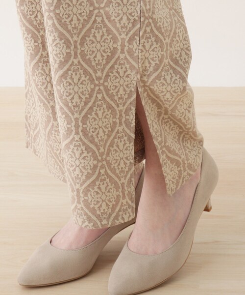 Cutie Blonde（キューティーブロンド）の「◆【S-L】ジャカードパンツ（その他パンツ・レディース・チャコール/ブラック系3/ベージュ系3・01/02/03）」の8枚目の写真