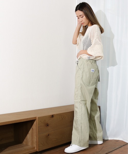 Per sist ence（パーシエンス）の「Per sist ence/パーシエンス　メッシュプルオーバーニット（ニット/セーター・レディース・ブラック/ベージュ/オフホワイト/モカ・FREE）」の16枚目の写真