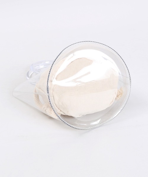 WC（ダブル シー）の「WC/クリアリングバッグ（ハンドバッグ・レディース・クリア・FREE）」の5枚目の写真