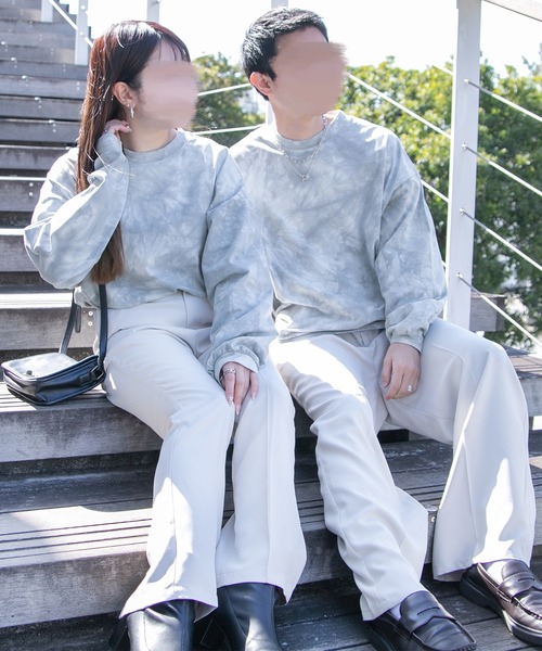 PairPair(ペアペア)の「タイダイオーバーロンT(ユニセックス)(Tシャツ/カットソー・メンズ・ブルー/グリーン/ライトブラウン・FREE)」の16枚目の写真