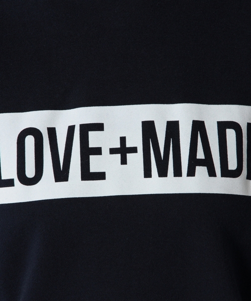 Another Edition(アナザーエディション)の「Another Edition×LOVE MADEフードプルオーバー/ AE×LM HOODED PO(スウェット・レディース・ホワイト/グレー/ネイビー・フリー)」の14枚目の写真