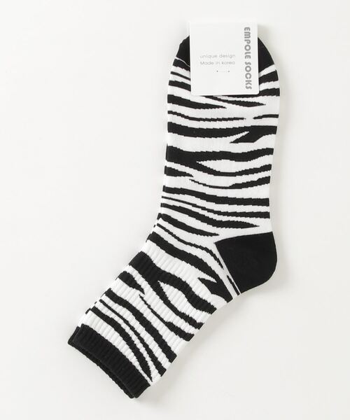 Wego ゼブラ柄リブソックス ソックス 靴下 Wego ウィゴー のファッション通販 Zozotown