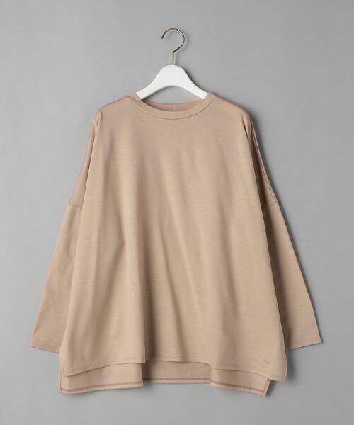 BEAUTY&YOUTH UNITED ARROWS(ビューティーアンドユースユナイテッドアローズ)の「BY クルーネックワイドロングスリーブカットソー(Tシャツ/カットソー・レディース・ホワイト/ライム/ベージュ・FREE)」の16枚目の写真