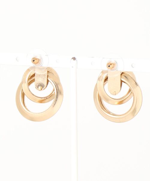 Chico(チコ)の「ダブルリングピアス(ピアス(両耳用)・レディース・シルバー/ゴールド・FREE)」の7枚目の写真