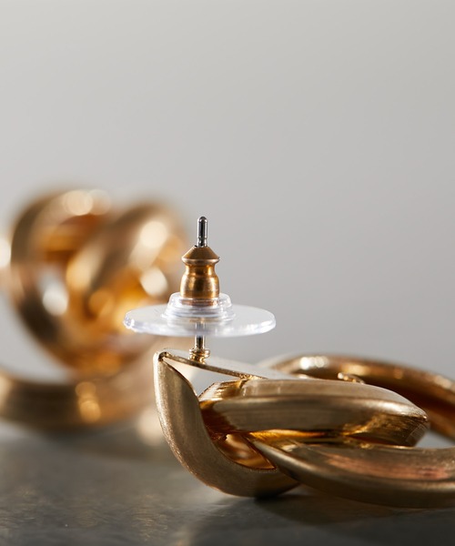 Chico(チコ)の「ダブルリングピアス(ピアス(両耳用)・レディース・シルバー/ゴールド・FREE)」の5枚目の写真