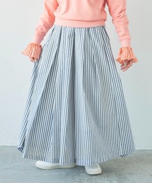 ストライプボリュームスカート