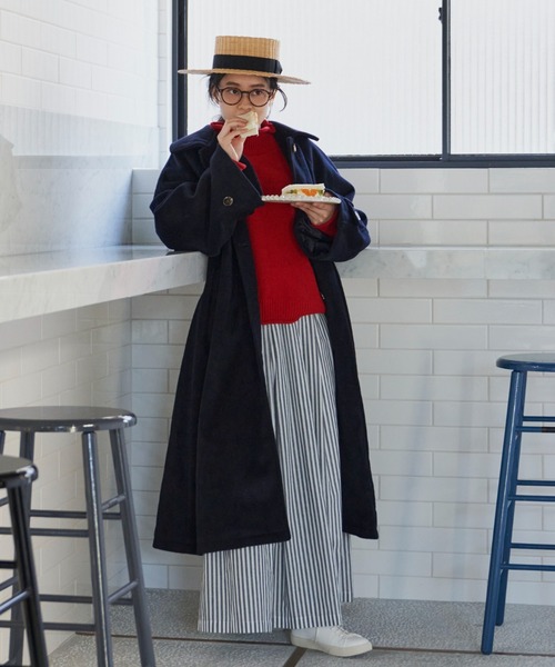 Libra Cue（リブラ キュー）の「ストライプボリュームスカート（スカート・レディース・ブラック/ベージュ・FREE）」の18枚目の写真