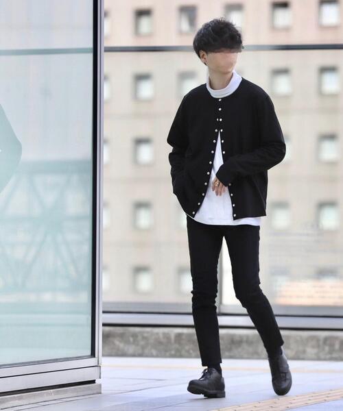 coen by Mr.SZK（コーエンバイミスタースズキ）の「オーバータートルネックロングＴシャツ【coen × Mr.SZK】（Tシャツ/カットソー・メンズ・ホワイト/ブラック・SMALL/MEDIUM/LARGE/X-LARGE）」の16枚目の写真