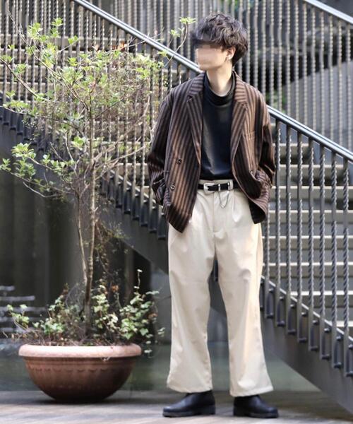 coen by Mr.SZK（コーエンバイミスタースズキ）の「オーバータートルネックロングＴシャツ【coen × Mr.SZK】（Tシャツ/カットソー・メンズ・ホワイト/ブラック・SMALL/MEDIUM/LARGE/X-LARGE）」の17枚目の写真