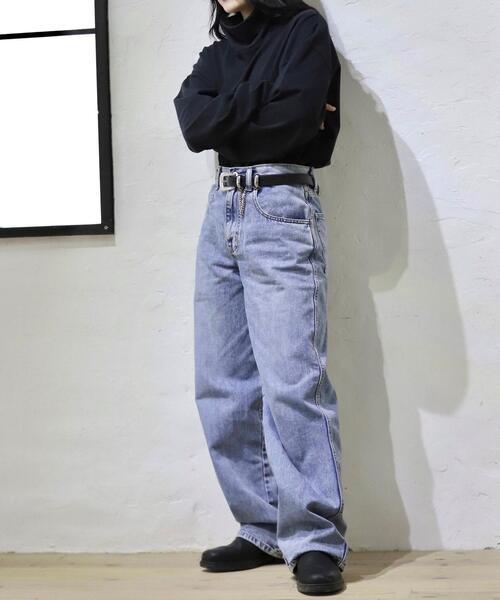 coen by Mr.SZK（コーエンバイミスタースズキ）の「オーバータートルネックロングＴシャツ【coen × Mr.SZK】（Tシャツ/カットソー・メンズ・ホワイト/ブラック・SMALL/MEDIUM/LARGE/X-LARGE）」の21枚目の写真