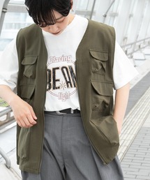 kutir | ピグメントダメージプリントTシャツ(Tシャツ/カットソー)