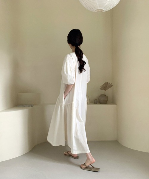 aimoha（アイモハ）の「あわ袖ゆったりワンピース（ワンピース・レディース・オフホワイト/ベージュ/ピンク/ベージュ系その他/ホワイト系その他/ホワイト系その他2/ベージュ系その他2/ピンク系その他2・FREE/ONE SIZE）」の17枚目の写真