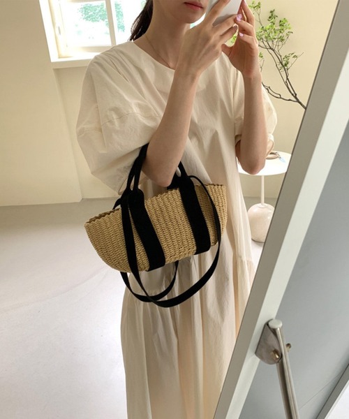 aimoha（アイモハ）の「あわ袖ゆったりワンピース（ワンピース・レディース・オフホワイト/ベージュ/ピンク/ベージュ系その他/ホワイト系その他/ホワイト系その他2/ベージュ系その他2/ピンク系その他2・FREE/ONE SIZE）」の11枚目の写真