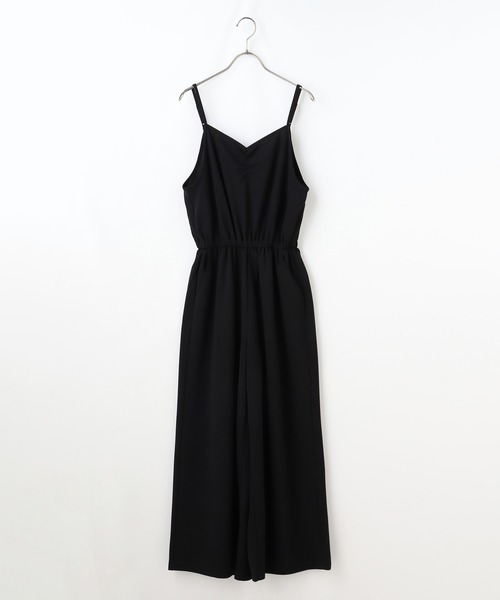 Honeys（ハニーズ）の「オールインワン（つなぎ/オールインワン・レディース・ブラック/カーキ/モカ・S/M/L）」の5枚目の写真