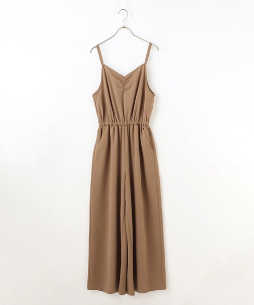 Honeys（ハニーズ）の「オールインワン（つなぎ/オールインワン・レディース・ブラック/カーキ/モカ・S/M/L）」の11枚目の写真