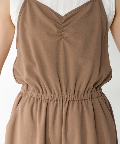 Honeys（ハニーズ）の「オールインワン（つなぎ/オールインワン・レディース・ブラック/カーキ/モカ・S/M/L）」の18枚目の写真