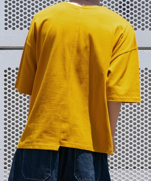 PairPair(ペアペア)の「カレッジロゴアレンジT(ユニセックス)(Tシャツ/カットソー・レディース・マスタード/オートミール/スミクロ・FREE)」の22枚目の写真