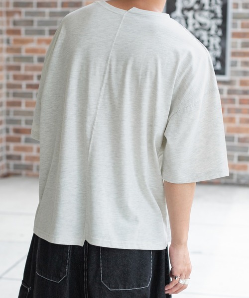 PairPair(ペアペア)の「カレッジロゴアレンジT(ユニセックス)(Tシャツ/カットソー・レディース・マスタード/オートミール/スミクロ・FREE)」の12枚目の写真