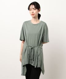 AMERICAN HOLIC | ベルト付きイレヘムカットプルオーバー　＊(Tシャツ/カットソー)