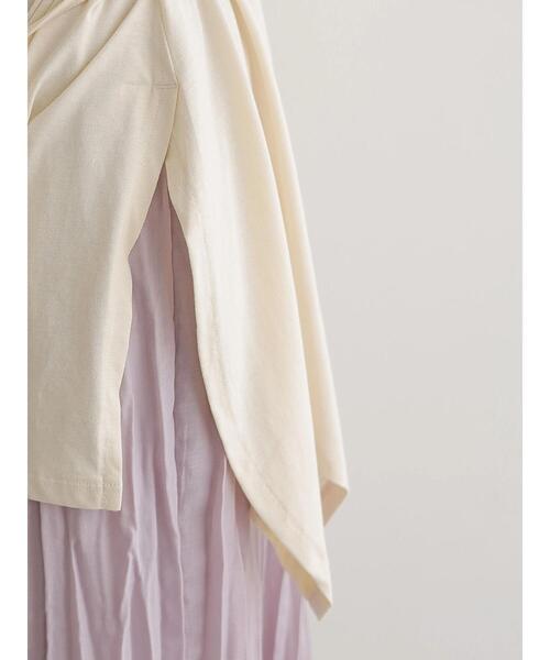 AMERICAN HOLIC（アメリカンホリック）の「ベルト付きイレヘムカットプルオーバー　＊（Tシャツ/カットソー・レディース・カーキ/アイボリー/チャコールグレー・L/M）」の20枚目の写真