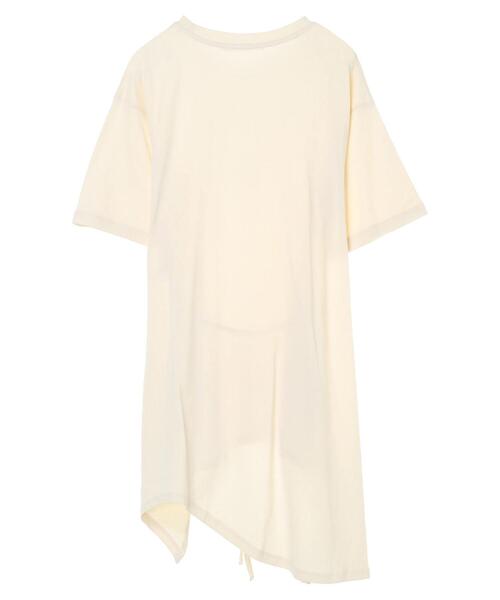 AMERICAN HOLIC（アメリカンホリック）の「ベルト付きイレヘムカットプルオーバー　＊（Tシャツ/カットソー・レディース・カーキ/アイボリー/チャコールグレー・L/M）」の12枚目の写真