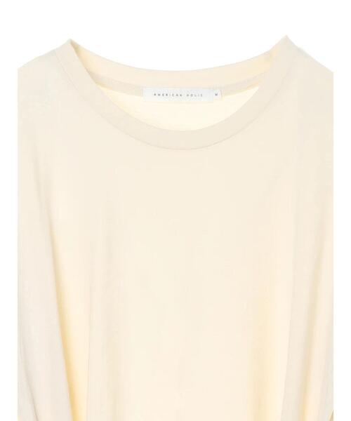 AMERICAN HOLIC（アメリカンホリック）の「ベルト付きイレヘムカットプルオーバー　＊（Tシャツ/カットソー・レディース・カーキ/アイボリー/チャコールグレー・L/M）」の11枚目の写真