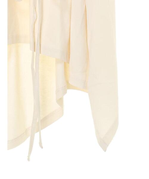 AMERICAN HOLIC（アメリカンホリック）の「ベルト付きイレヘムカットプルオーバー　＊（Tシャツ/カットソー・レディース・カーキ/アイボリー/チャコールグレー・L/M）」の9枚目の写真